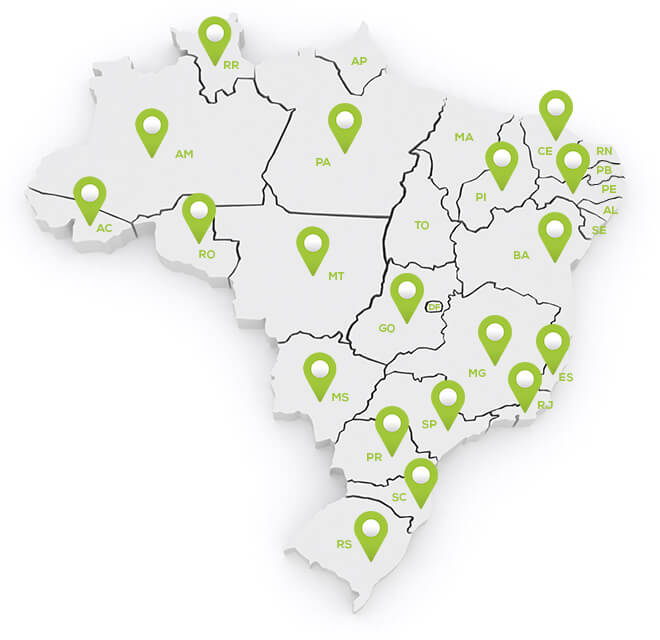 Lawvision - Estamos presentes em todo Brasil